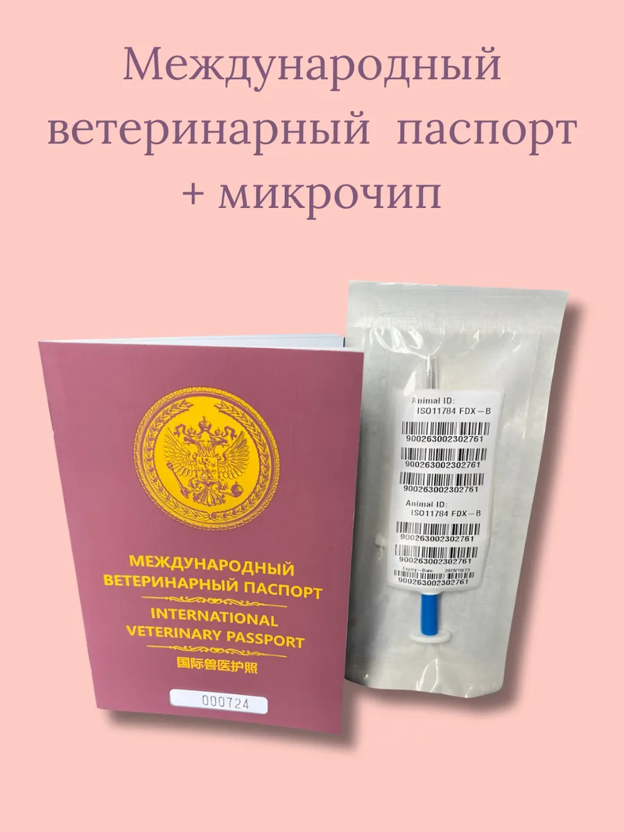 Ветеринарный паспорт + микрочип — изображение 2