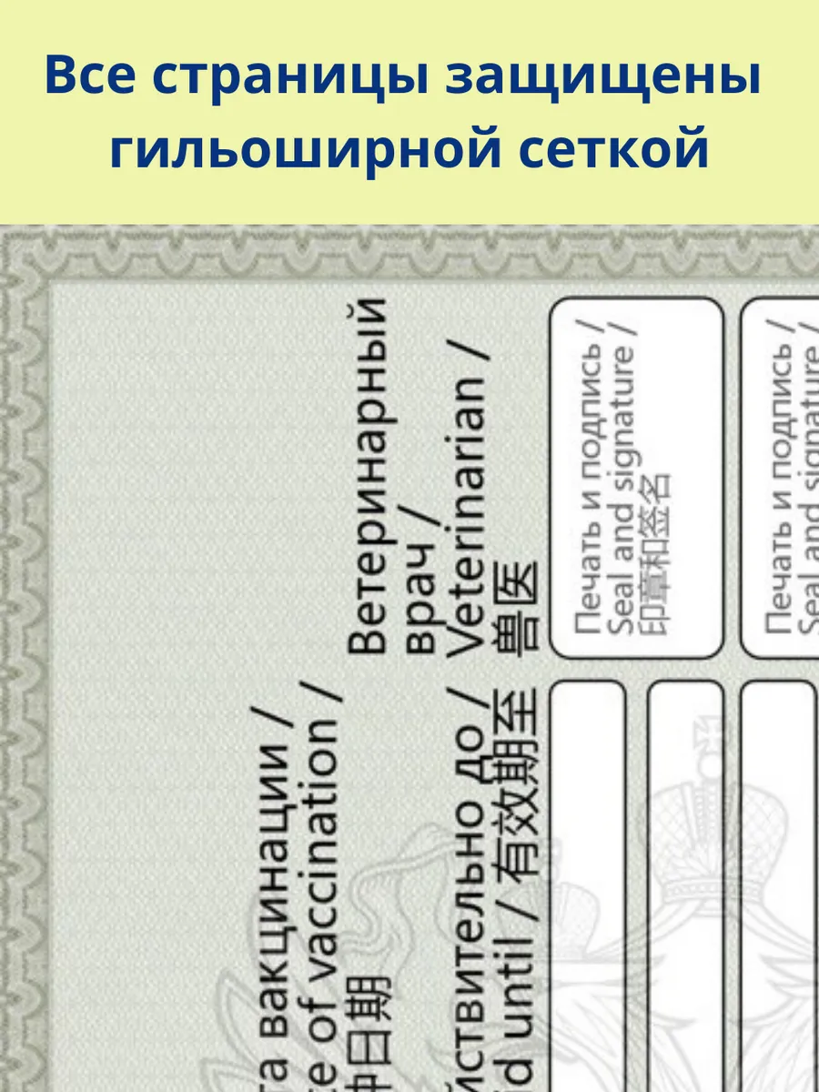 Международный вет паспорт — изображение 4